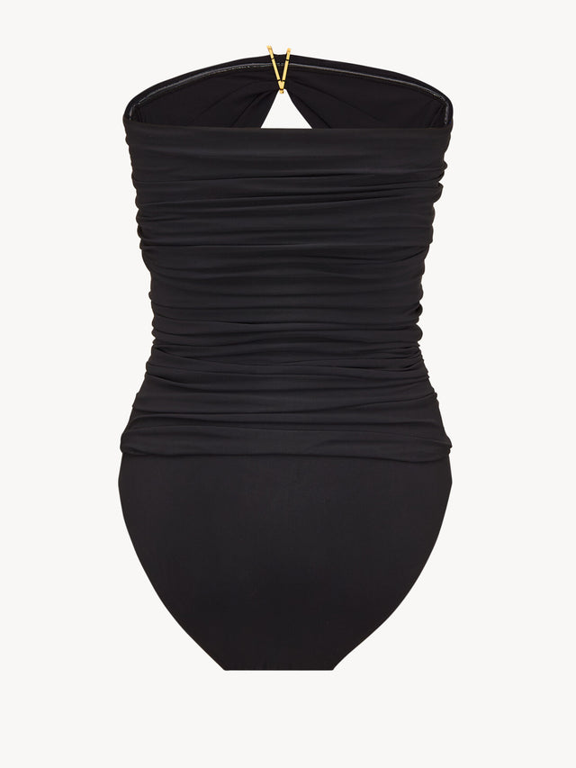 Costume da bagno senza spalline YSL