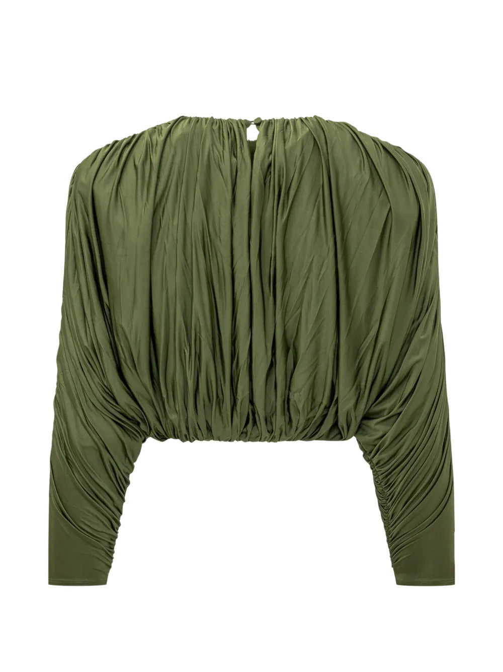 Top drappeggiato