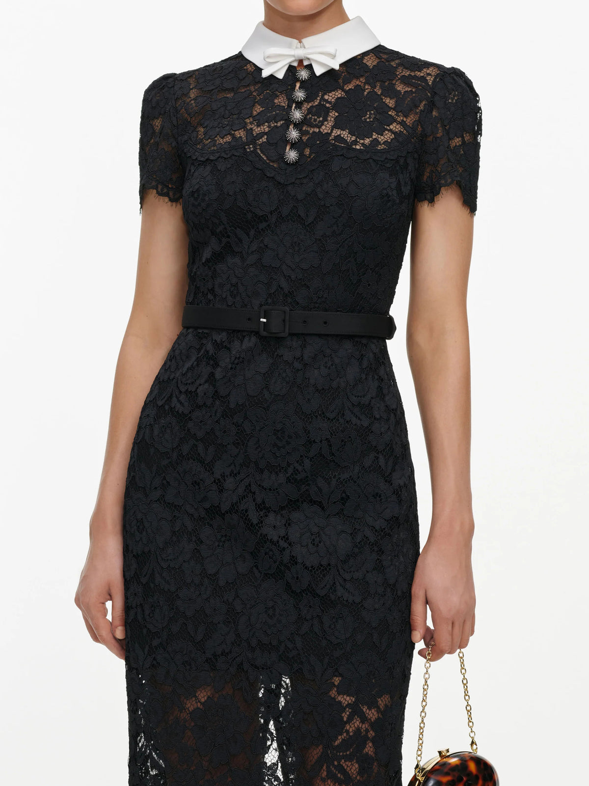 Abito in pizzo midi