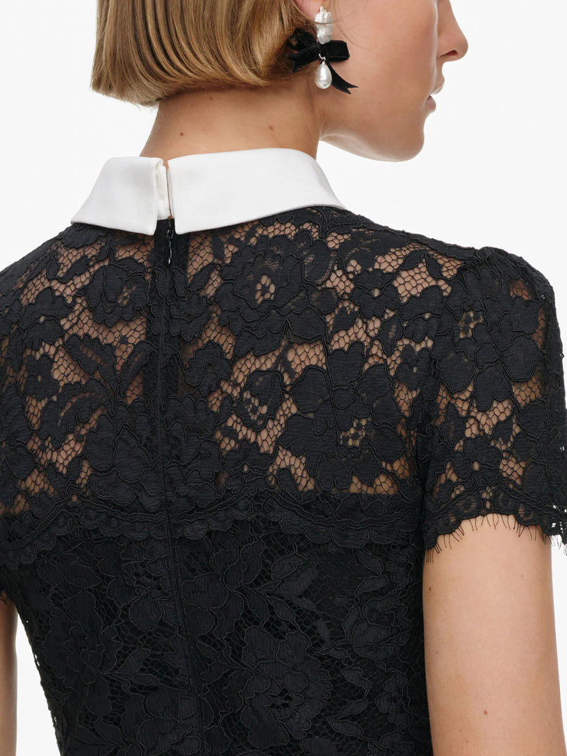 Abito in pizzo midi