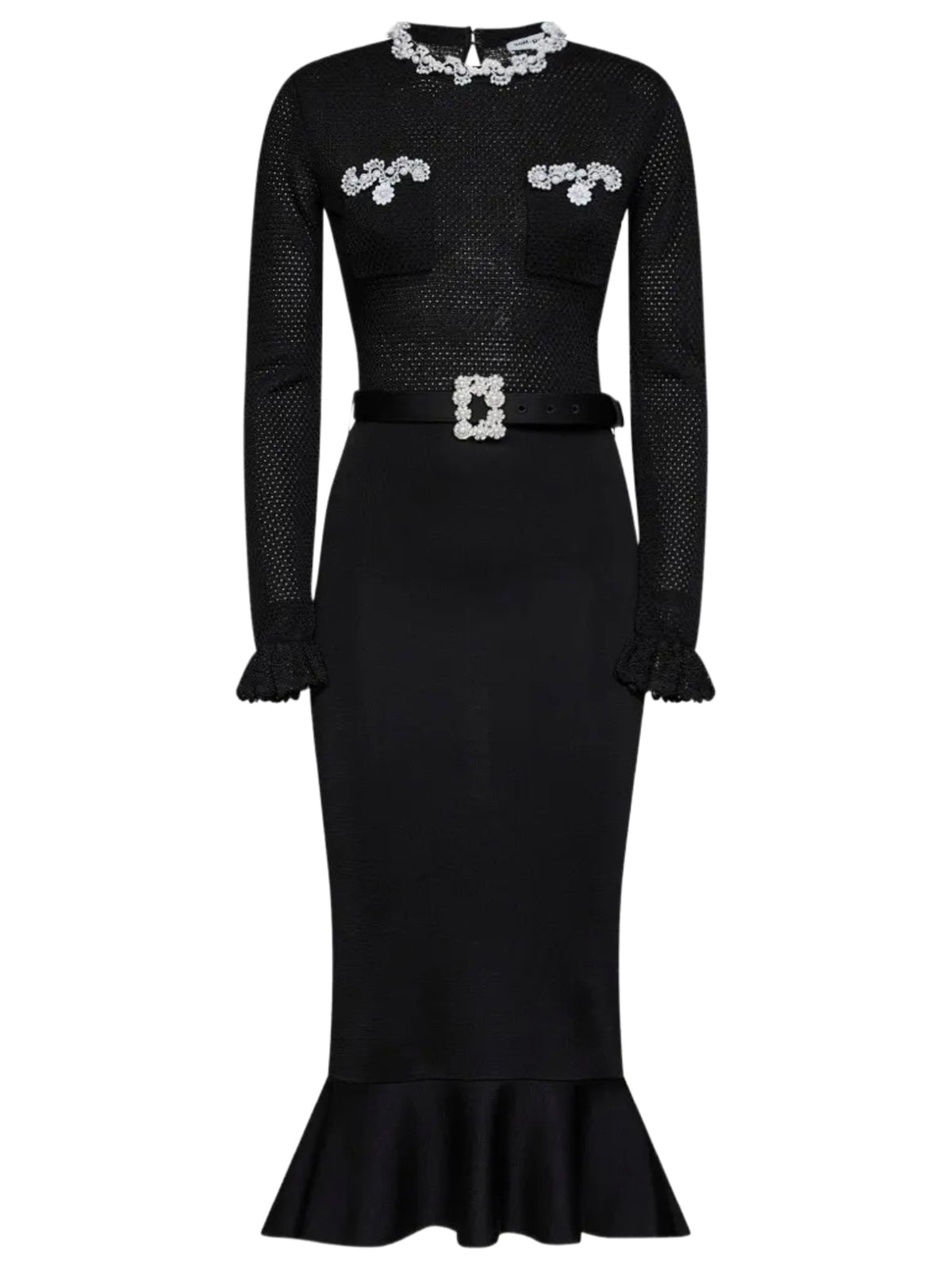 Abito midi in maglia