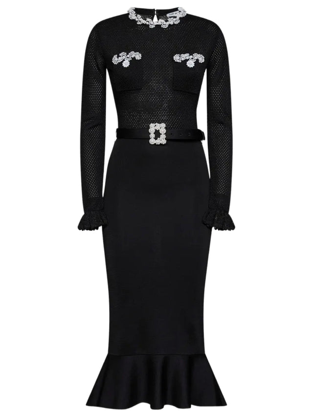 Abito midi in maglia