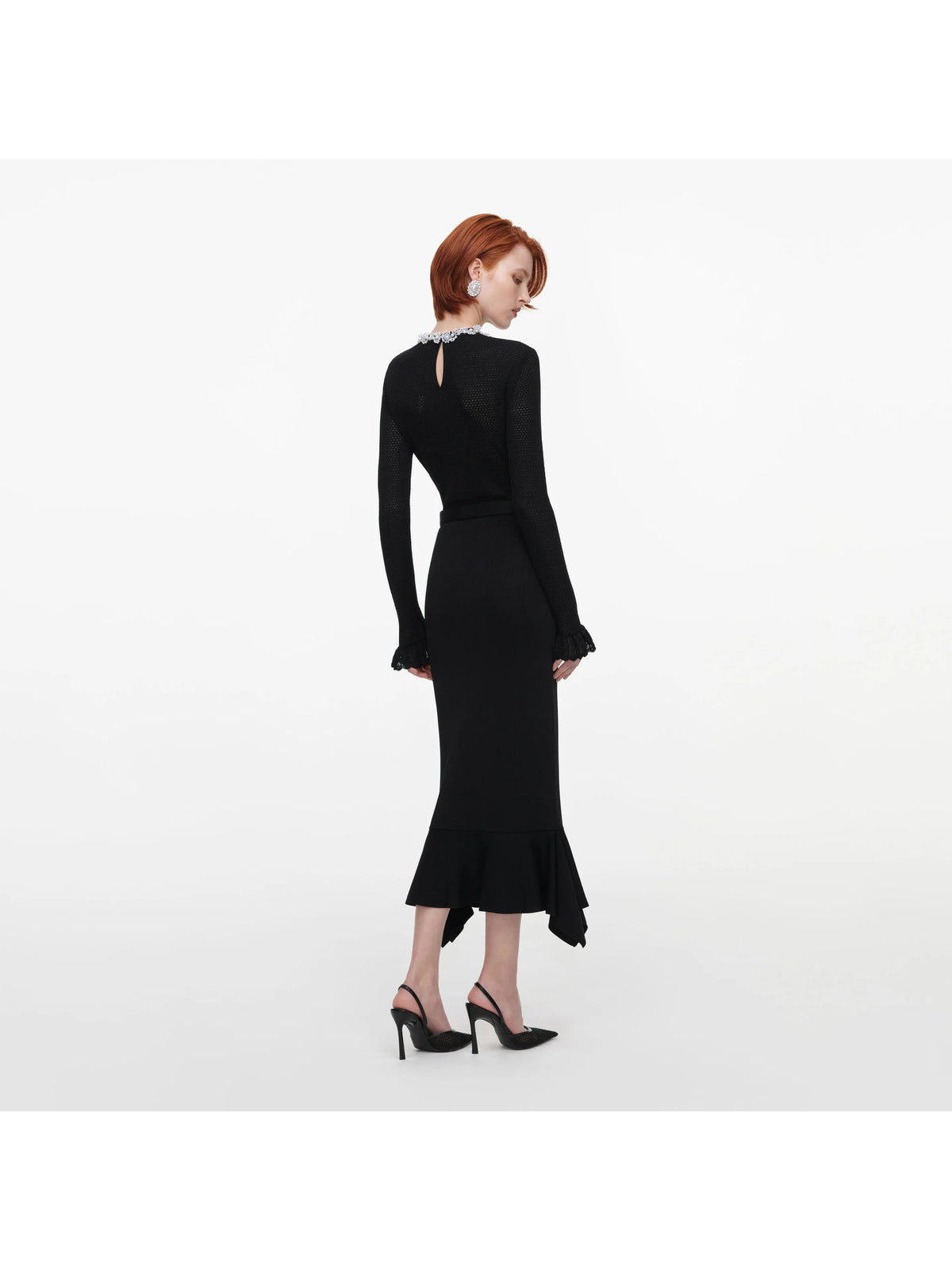 Abito midi in maglia