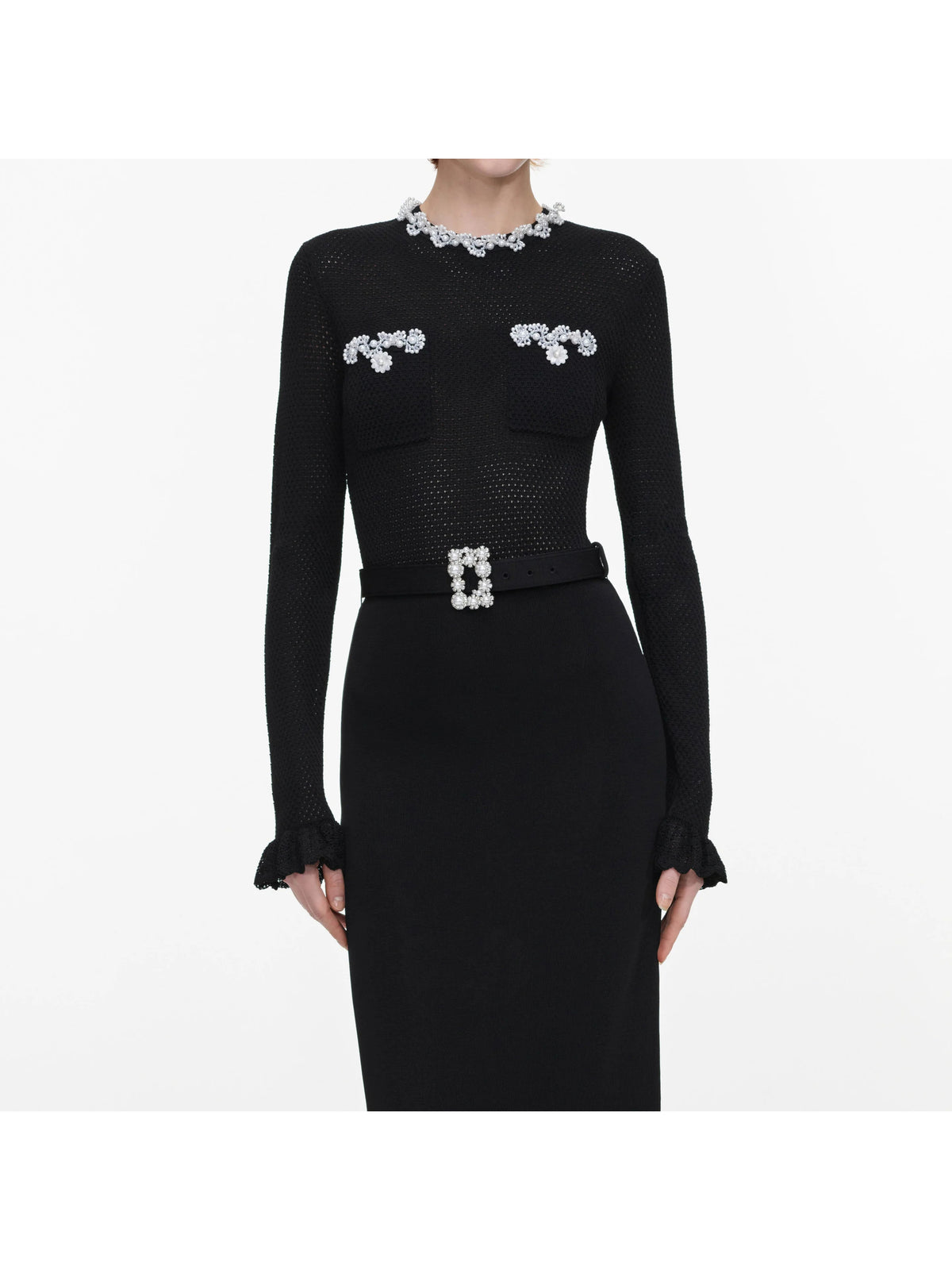 Abito midi in maglia