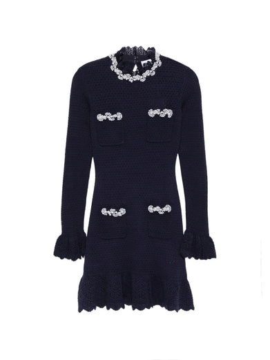 Abito mini in maglia