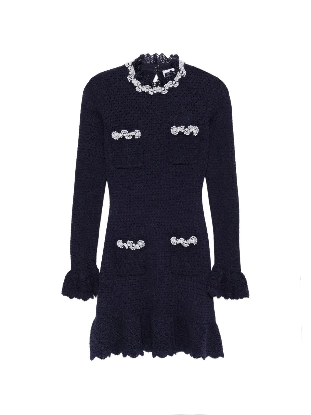Abito mini in maglia