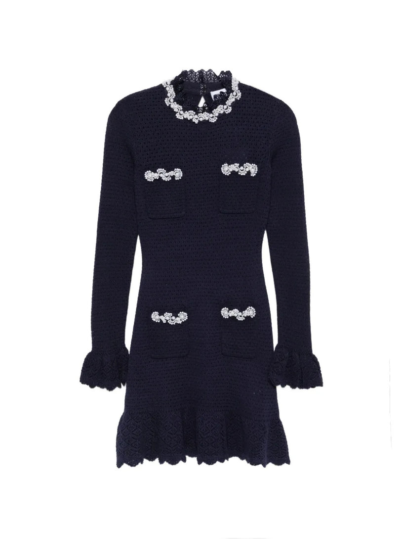 Abito mini in maglia