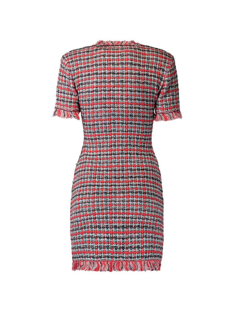 Mini abito con Check