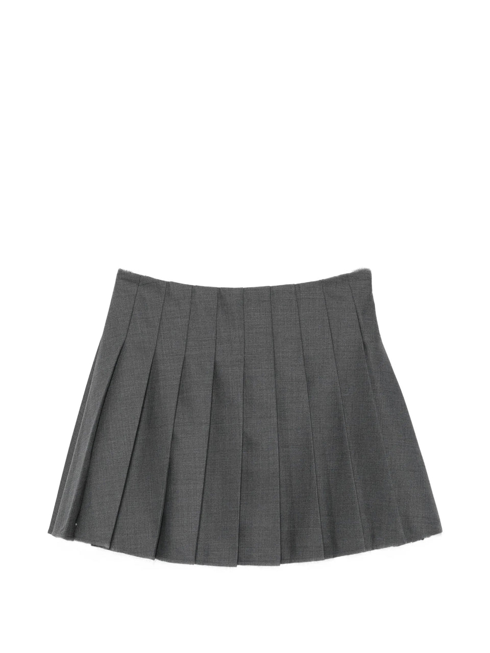 Pleated mini skirt