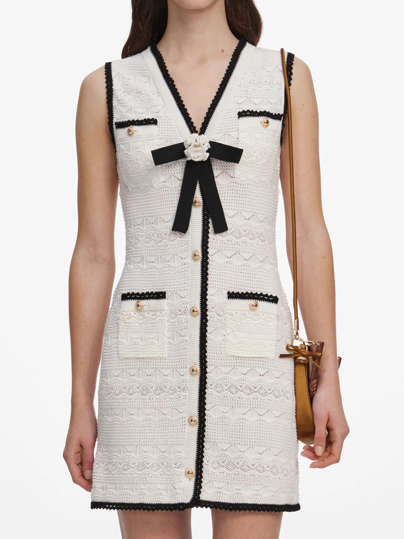 Abito mini in maglia