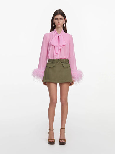 Gonna-pantalone in denim