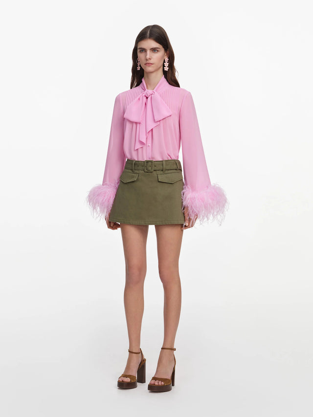 Gonna-pantalone in denim