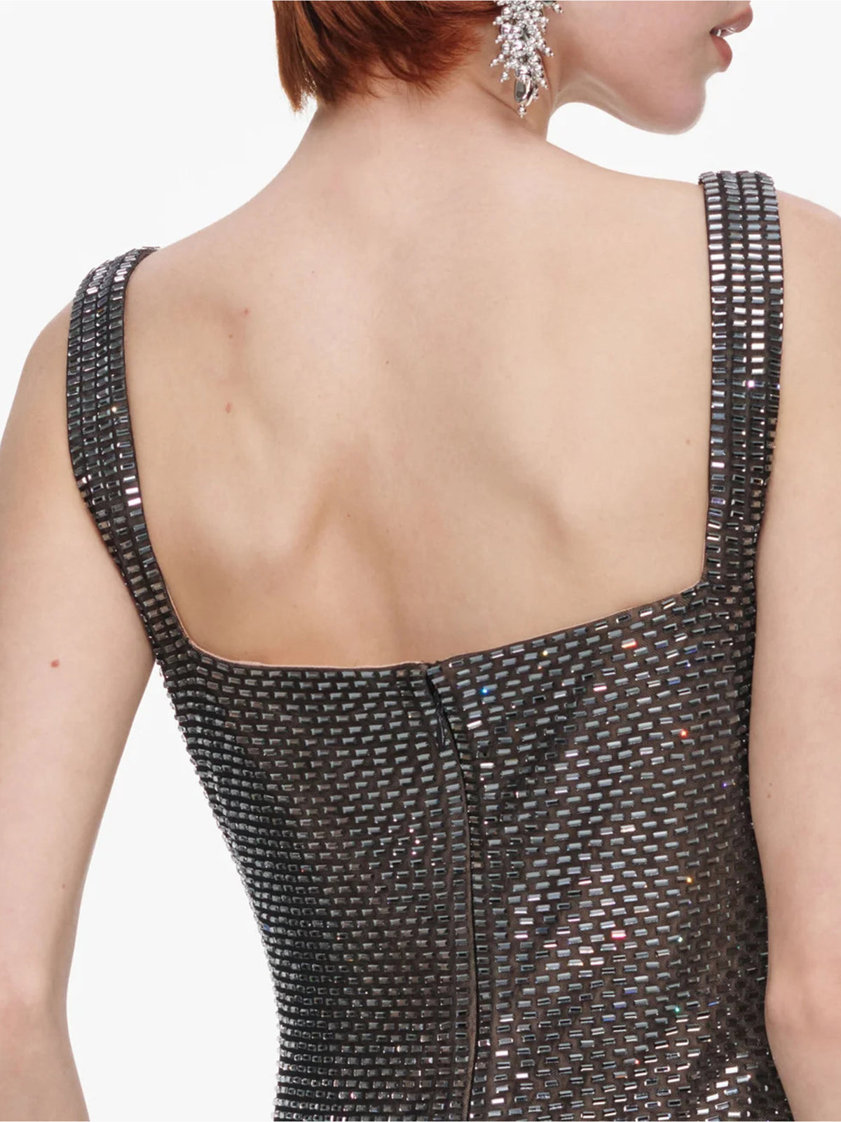 Abito lungo con strass