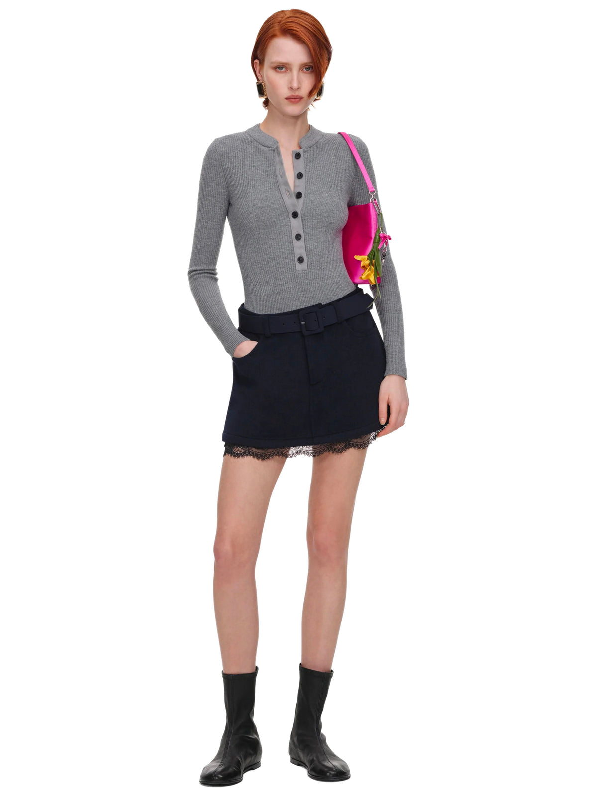 Skort in pizzo