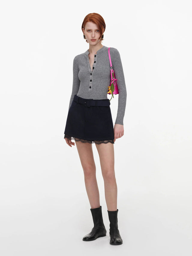 Skort in pizzo