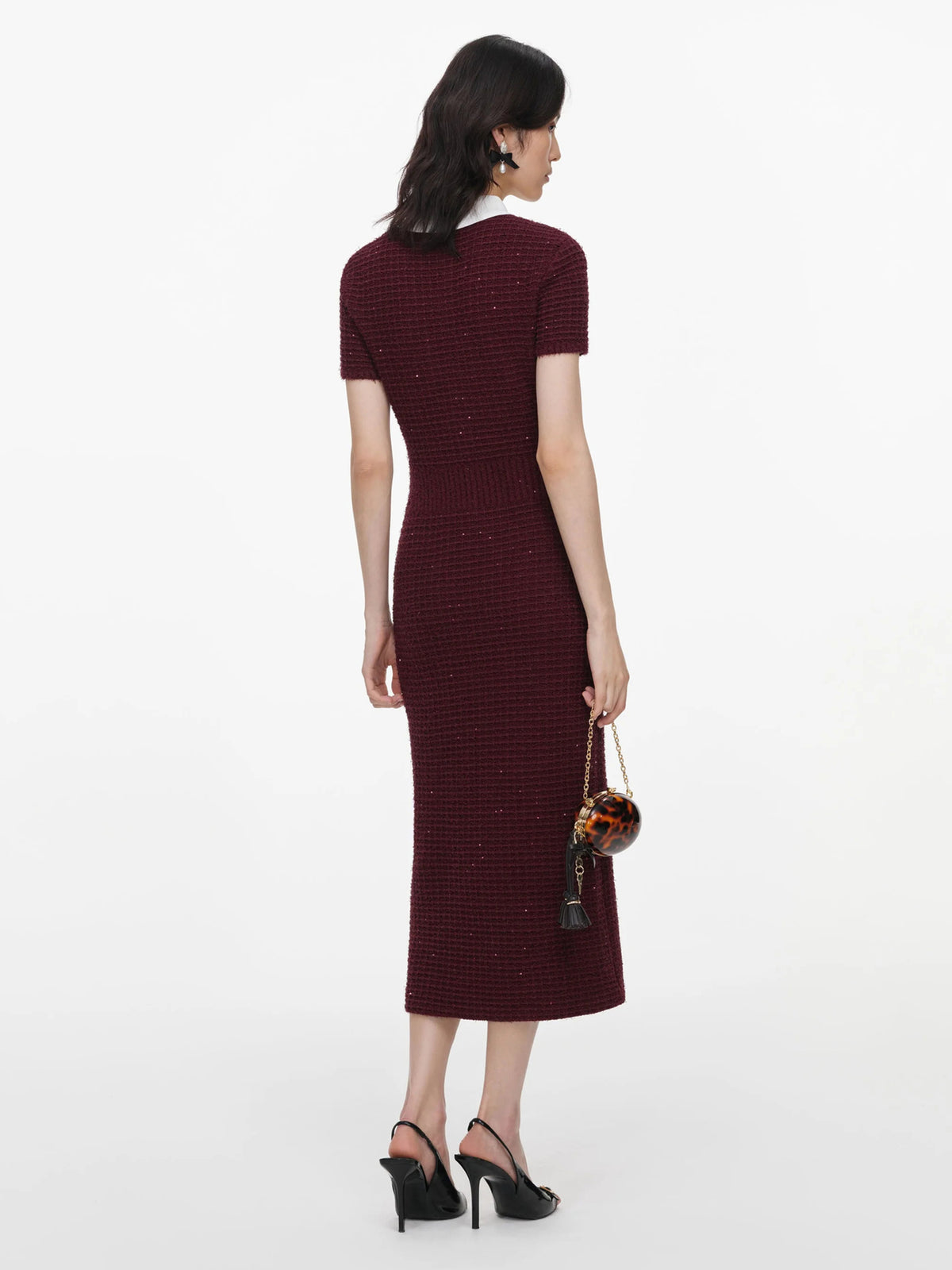 Abito midi in maglia