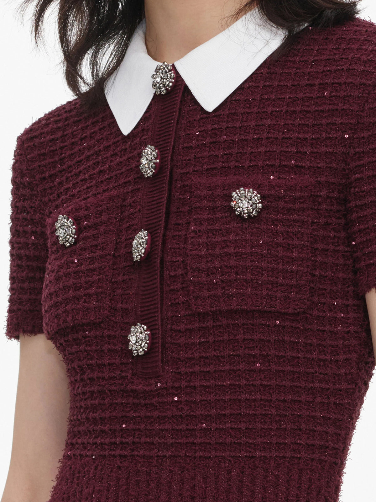 Abito midi in maglia