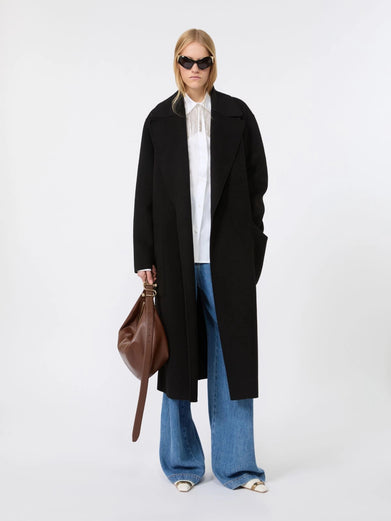 Cappotto Zannata oversize in double di lana