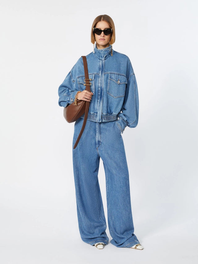 Giacca Bussola over in denim