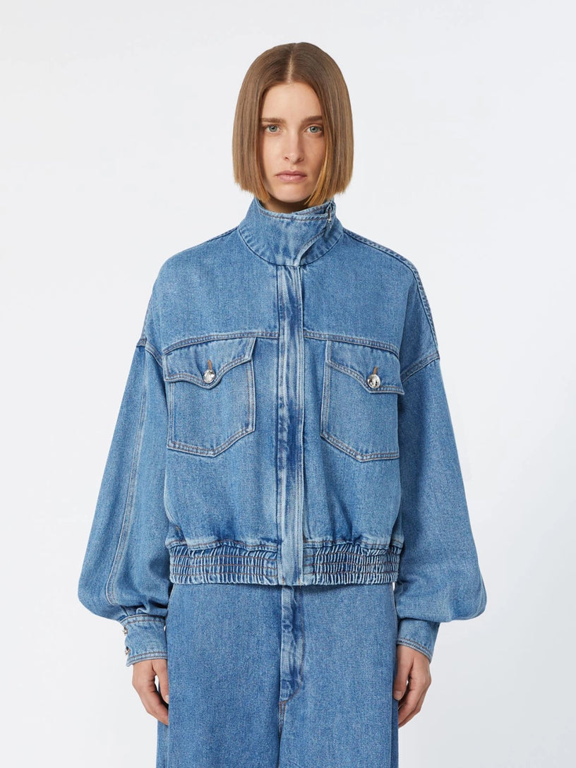 Giacca Bussola over in denim