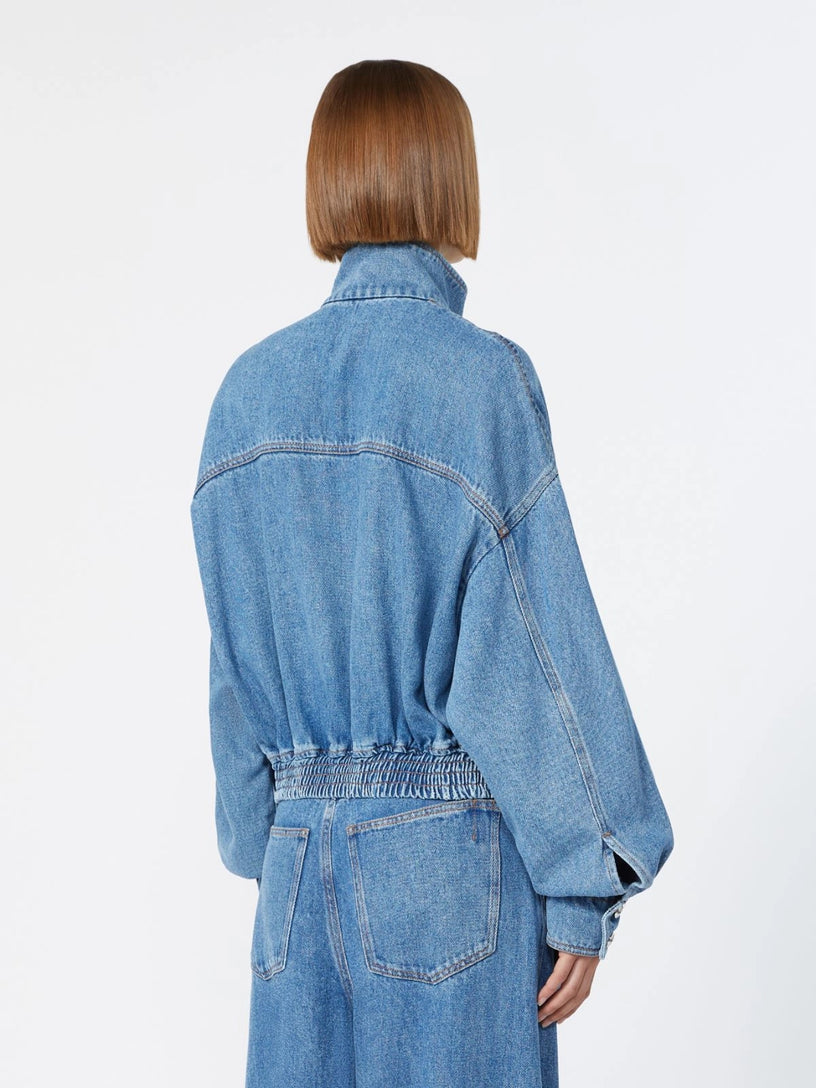 Giacca Bussola over in denim