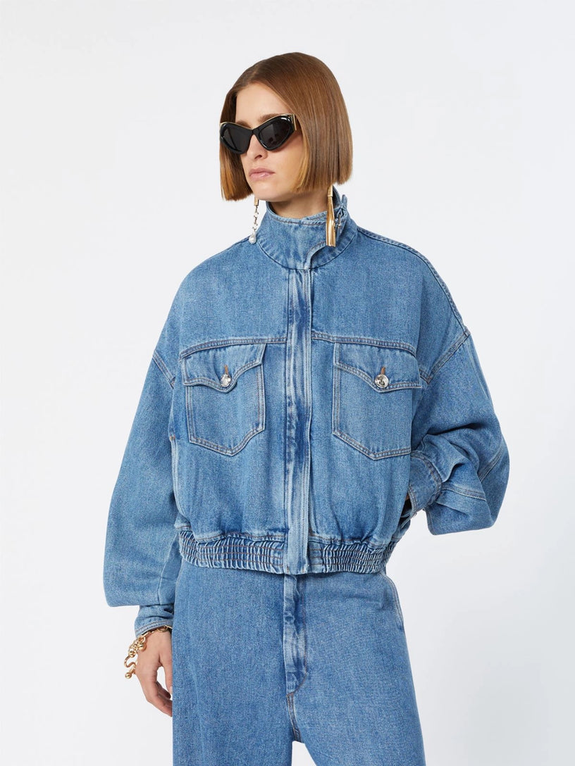 Giacca Bussola over in denim