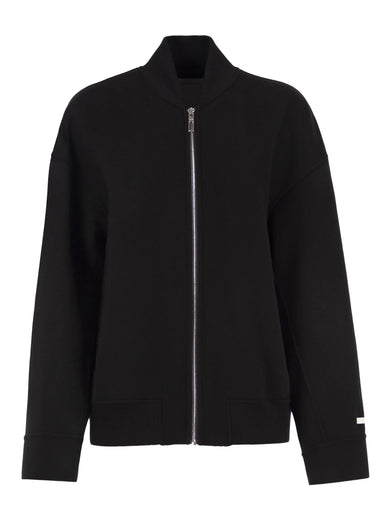 Bomber Ondata in double di pura lana
