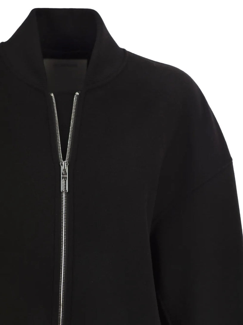 Bomber Ondata in double di pura lana