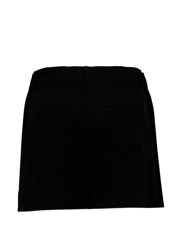 Shorts Ottuso con pannello in viscosa stretch