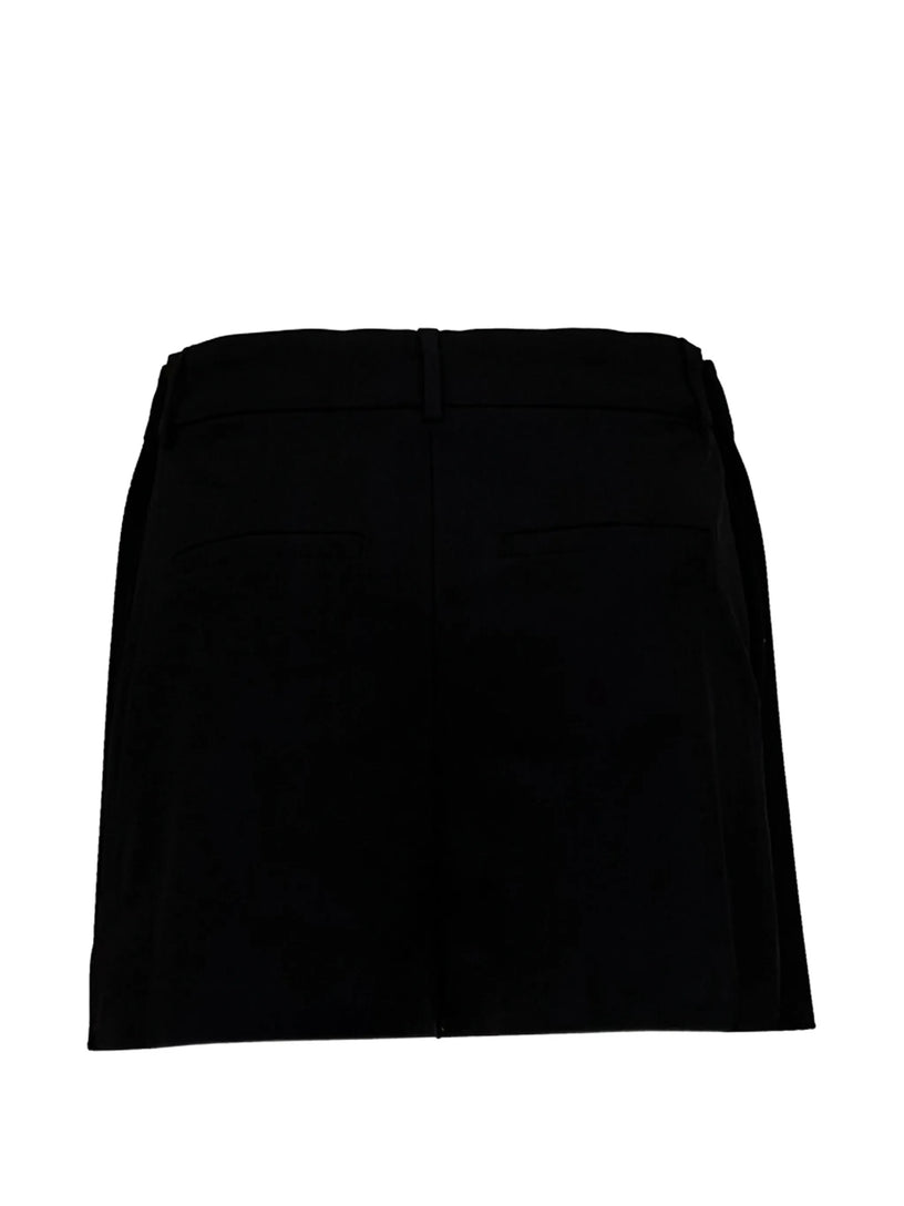 Shorts Ottuso con pannello in viscosa stretch