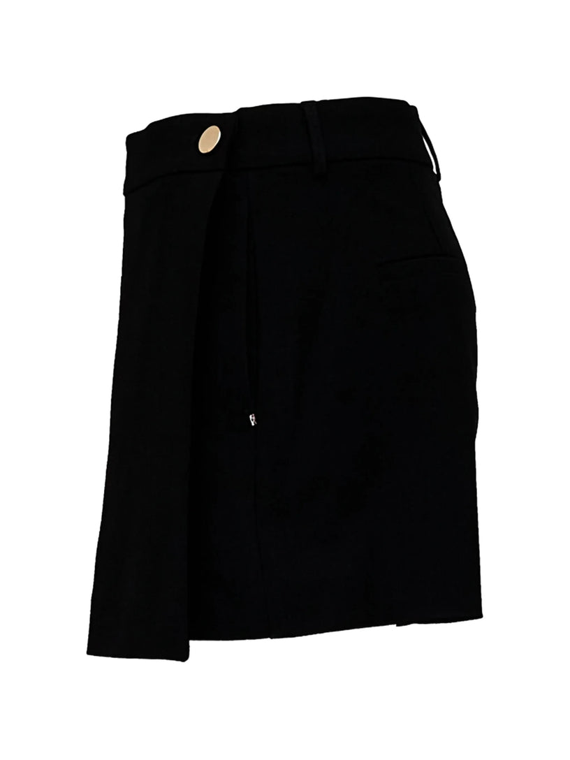 Shorts Ottuso con pannello in viscosa stretch