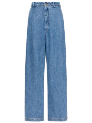 Denim Pioppo oversize in tencel