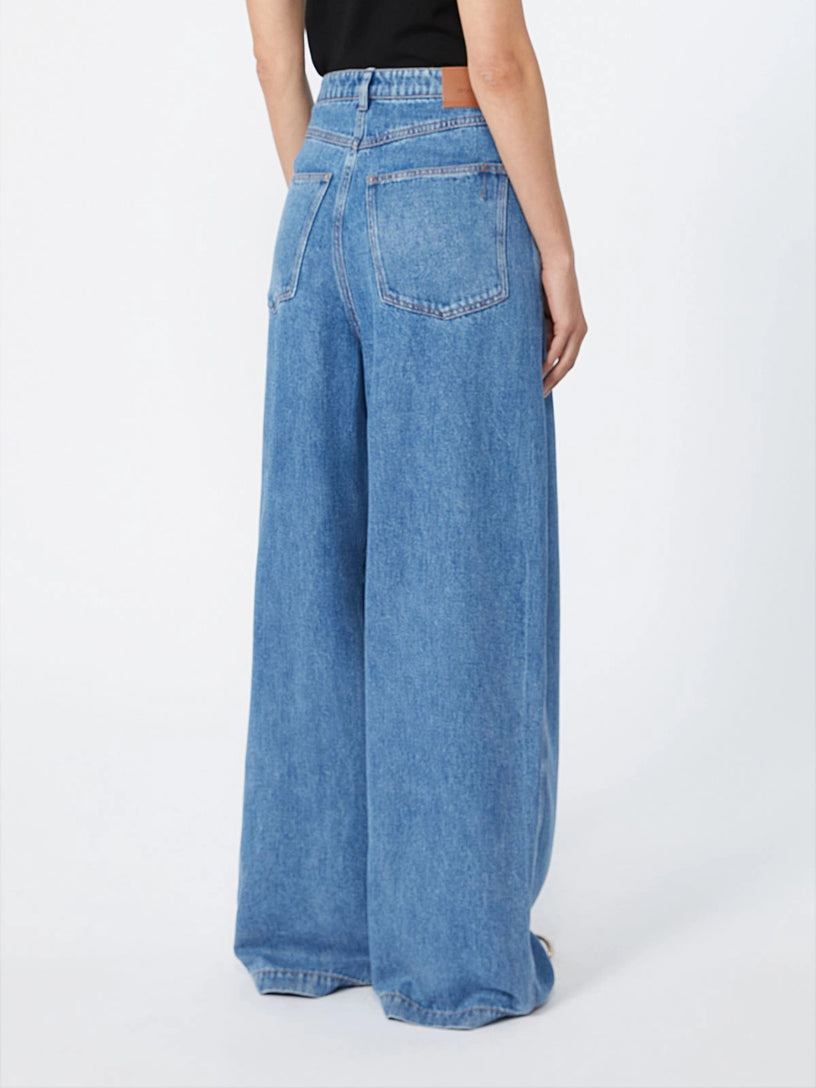 Denim Pioppo oversize in tencel