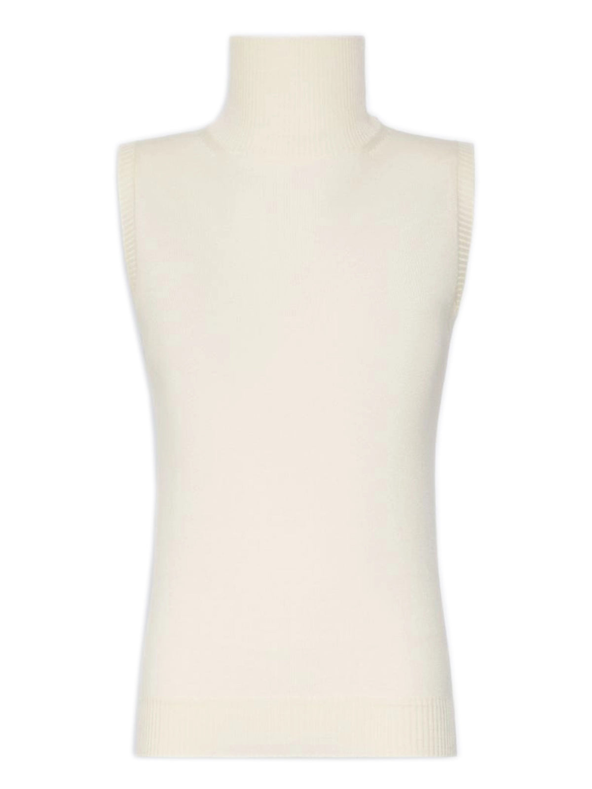 Maglia Eschimo smanicata in pura lana