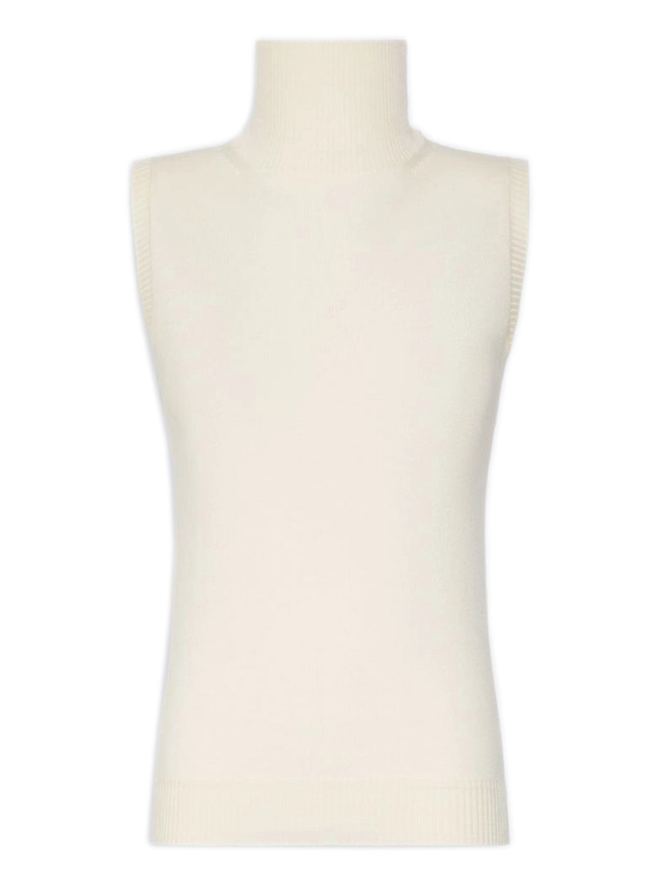 Sleeveless Eskimo sweater in pure wool