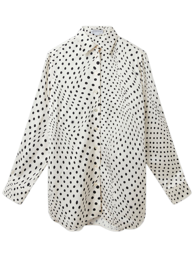 Camicia a pois
