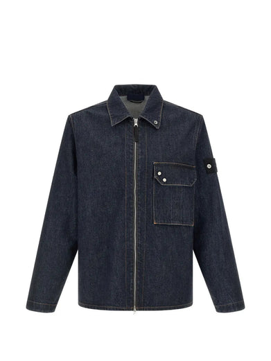 1200002 Overshirt indigo denim-rinsed