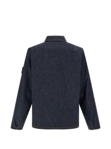 1200002 Overshirt indigo denim-rinsed