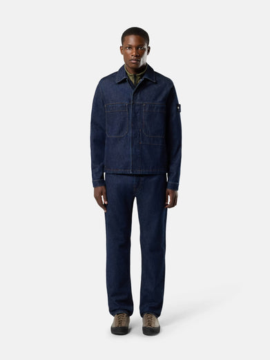 J100005 indigo denim-rinsed