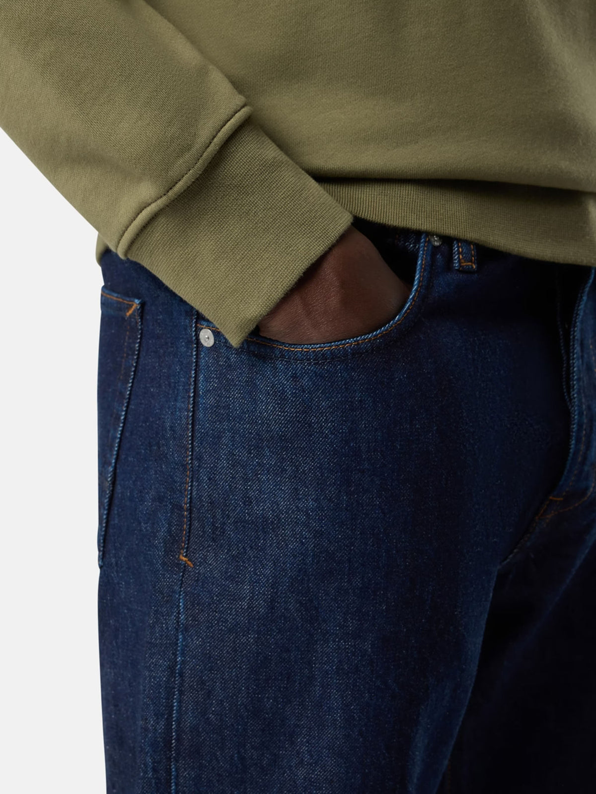 J100005 indigo denim-rinsed