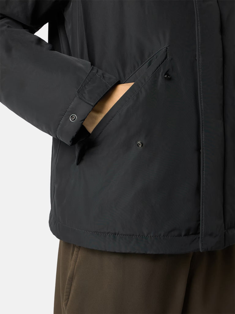 Piumino con cappuccio micro reps