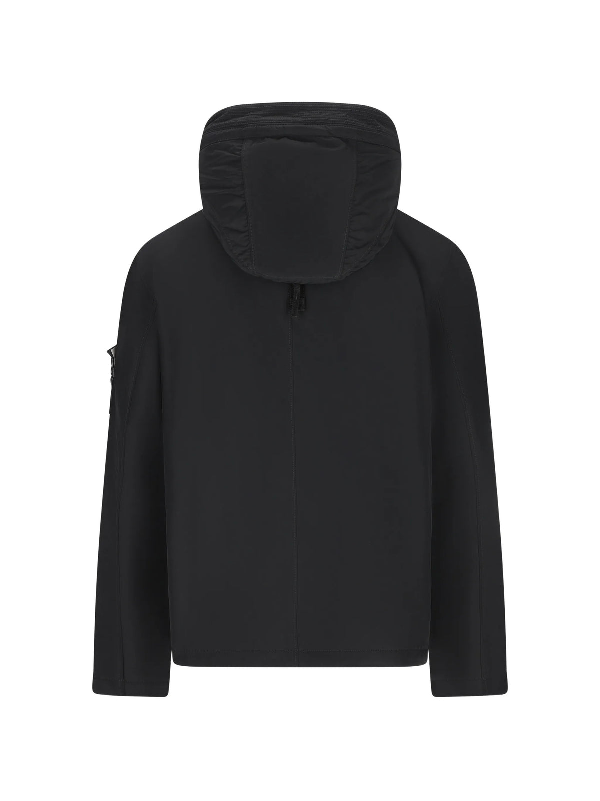 Piumino con cappuccio micro reps