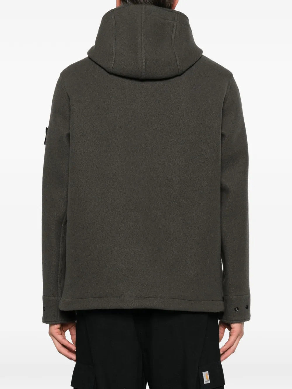 Heavy melton coat