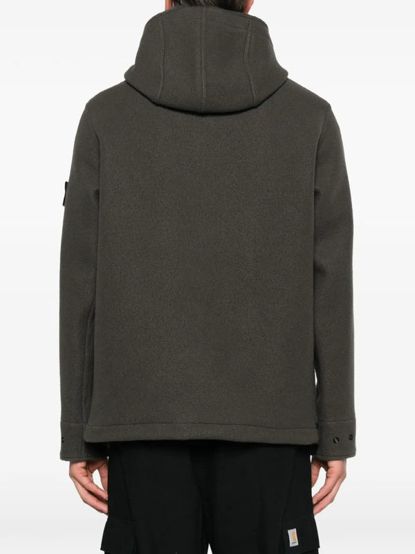 Heavy melton coat