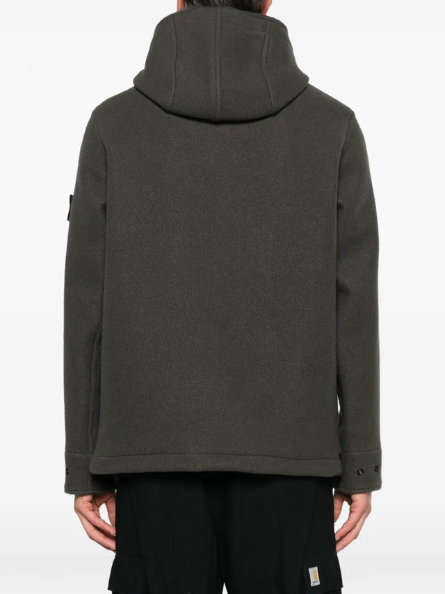 Heavy melton coat
