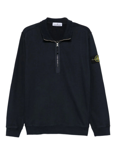 Felpa mezza zip