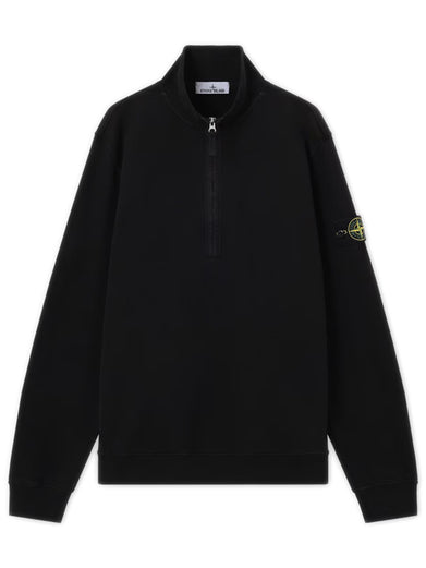 Felpa mezza zip