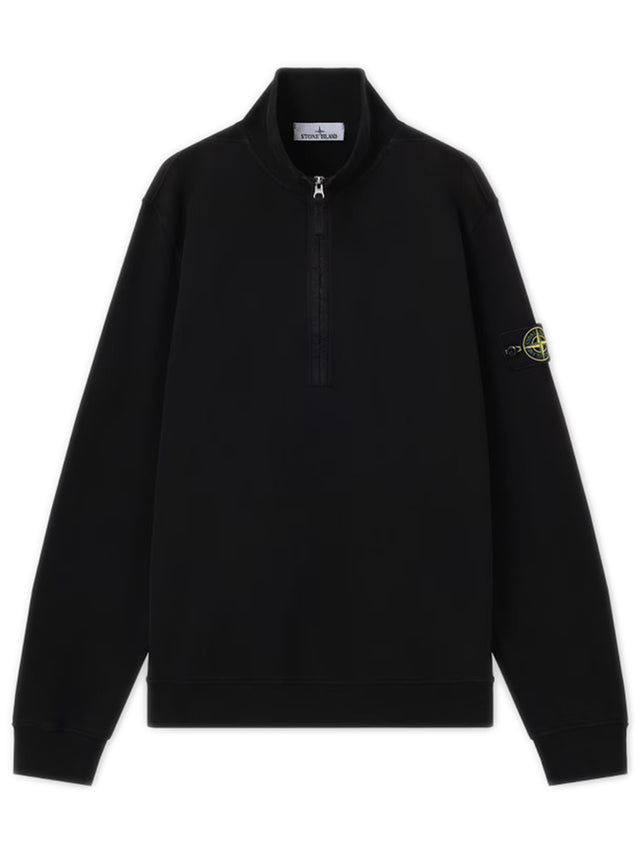 Felpa mezza zip