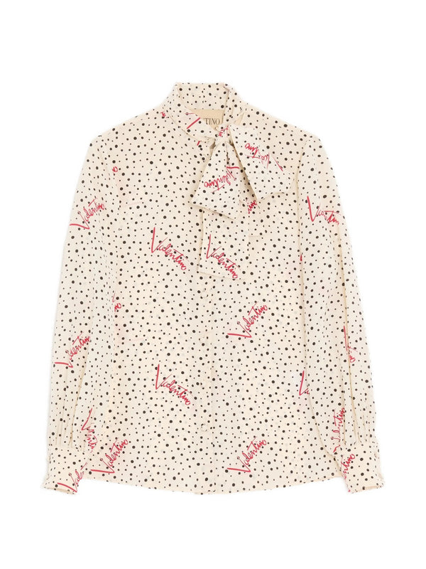 Shirt in Plus De Pois bubble print