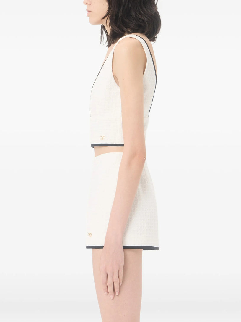 Top In Cotton Tweed Canestrello